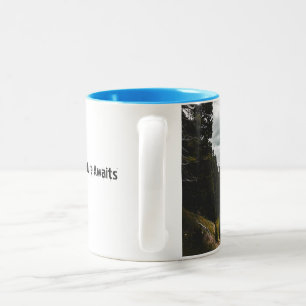 Em Dois Tons Aventura Espera Caneca de Café Montanha Majestos