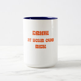 Em Dois Tons Beba Por Sua Própria Conta Caneca de Café Retrô Di