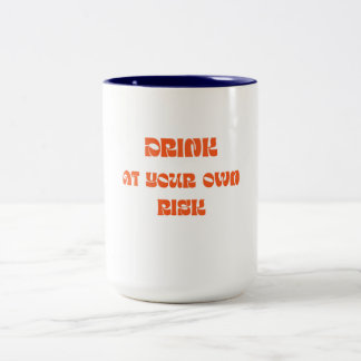 Em Dois Tons Beba Por Sua Própria Conta Caneca de Café Retrô Di