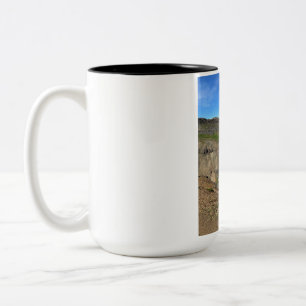 Em Dois Tons Bela Caneca de Café de Duas Cores com Paisagem Nat