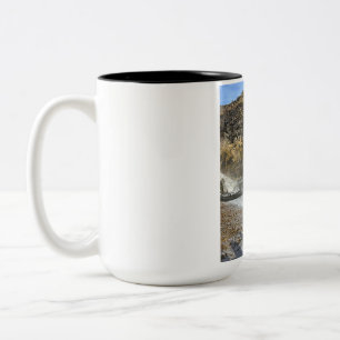 Em Dois Tons Bela Caneca de Café de Duas Cores com Paisagem Nat