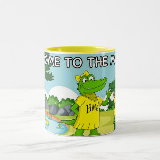 Em Dois Tons Bem-vindos à caneca de café Marsh