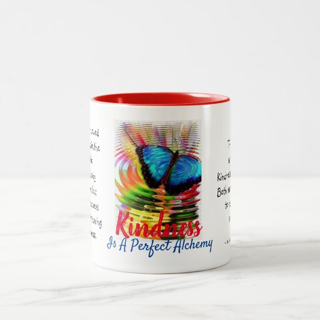 Em Dois Tons Bondade É Uma Caneca De Café De Alquimia Perfeita (Centro)