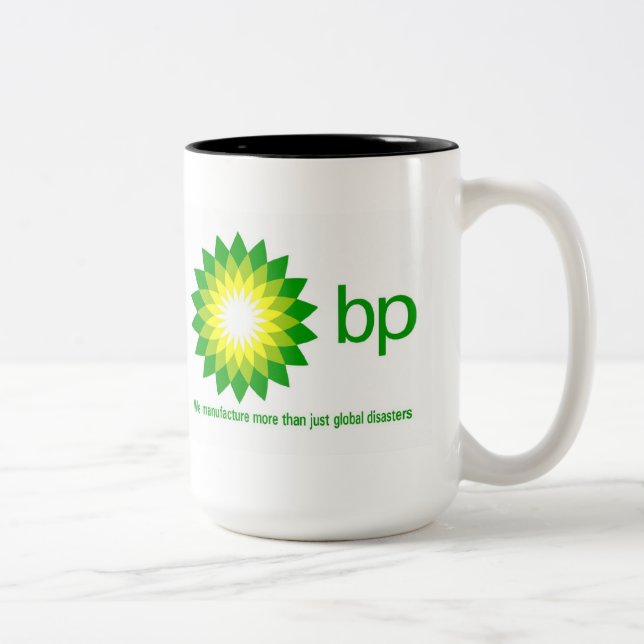 Em Dois Tons BP: Fabricante da caneca de café global dos (Direita)