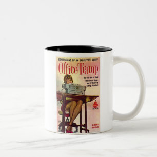 Em Dois Tons Caminhada do escritório - caneca de café