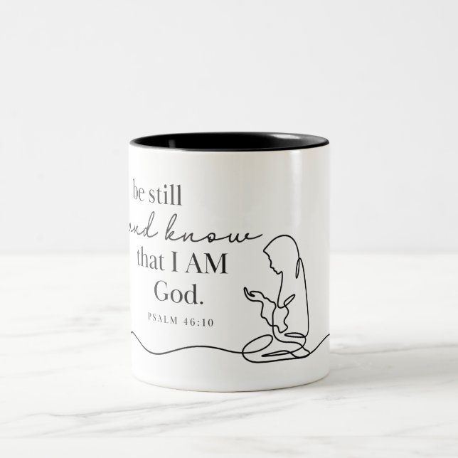 Em Dois Tons CANÇÃO 46:10 - Caneca de Café (Centro)