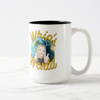 Em Dois Tons Caneca Clássica, 15 oz Caneca de Café Tom Graduado