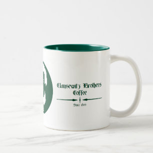 Em Dois Tons Caneca da cotação do café dos irmãos de Clause