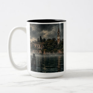 Em Dois Tons Caneca da Ilha Poveglia - Caneca de Café da Ilha A