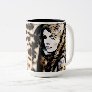 Em Dois Tons Caneca de café