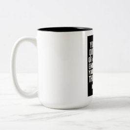 Em Dois Tons Caneca de café