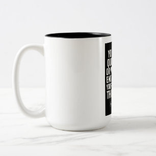 Em Dois Tons Caneca de café