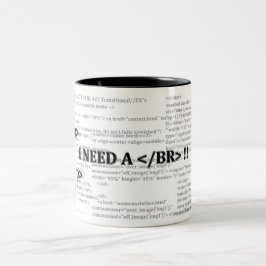 Em Dois Tons Caneca de café