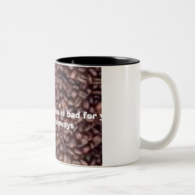 Em Dois Tons caneca de café (Direita)