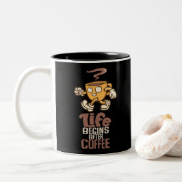 Em Dois Tons Caneca de café