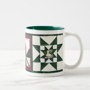 Em Dois Tons Caneca de café acolchoada dos Potholders