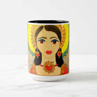 Em Dois Tons Caneca de café "anjo "