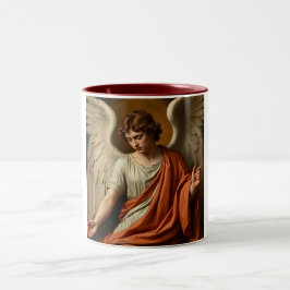 Em Dois Tons Caneca de Café Anjo Clássico da Renascença