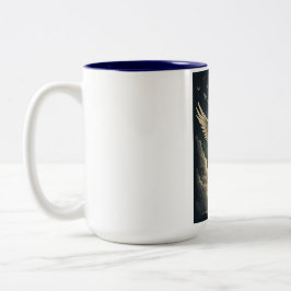 Em Dois Tons Caneca de Café Anjos Celestiais Gloriosos