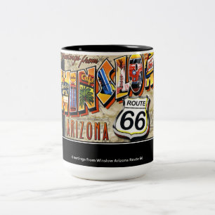 Em Dois Tons Caneca de café Arizona Winslow Presente