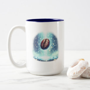 Em Dois Tons Caneca de Café Bean Me Up