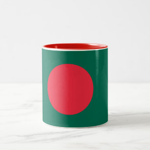 Em Dois Tons Caneca de café bicolor da bandeira patriótica de B
