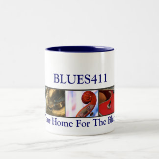 Em Dois Tons Caneca de café BLUES411