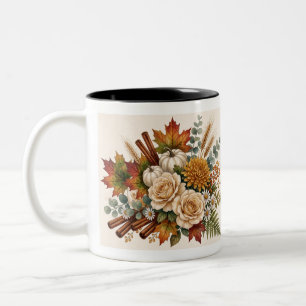 Em Dois Tons Caneca de Café Botânico Beber Devagar