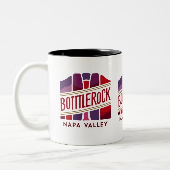 Em Dois Tons Caneca de Café BottleRock Napa Valley Two-Tone | M (Esquerda)