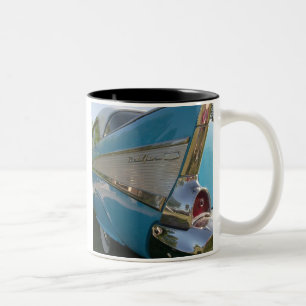Em Dois Tons Caneca de café branco com 57 Chevy