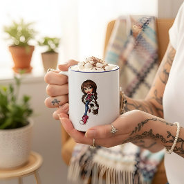 Em Dois Tons Caneca de Café Bratz