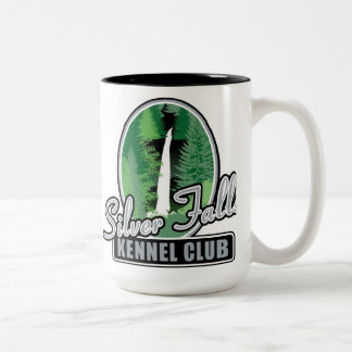 Em Dois Tons Caneca de café cerâmica