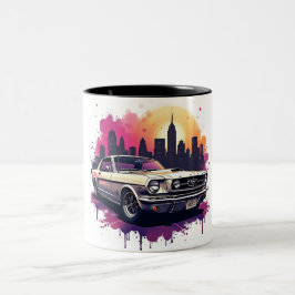 Em Dois Tons Caneca de Café Classic Mustang