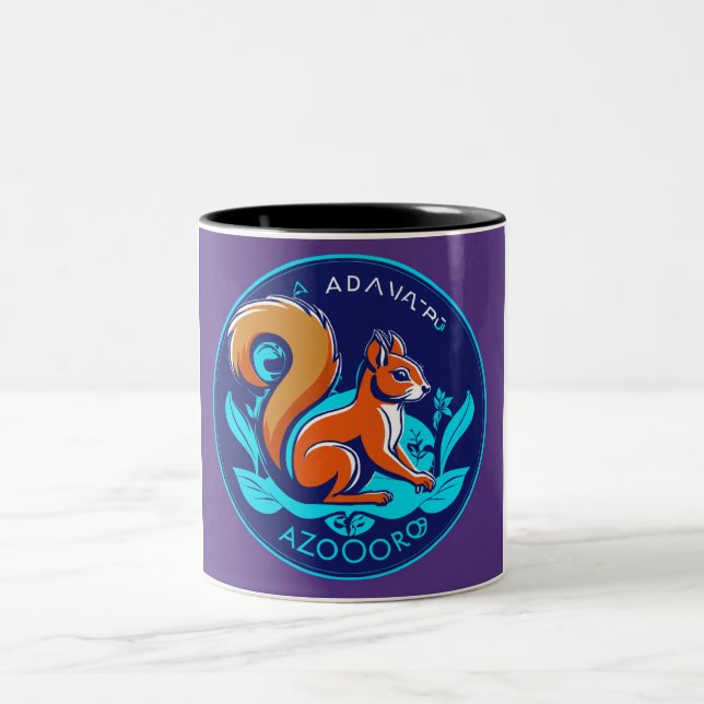Em Dois Tons caneca de café clássica (Centro)