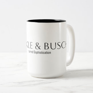 Em Dois Tons Caneca de café clássica com marca Sickle e Busch