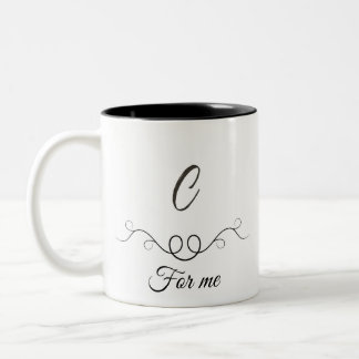 Em Dois Tons Caneca de Café Clássica – Design Elegante para o D
