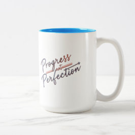 Em Dois Tons Caneca de Café com Citação Inspiradora
