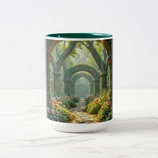 Em Dois Tons Caneca de Café com Duas Cores 15oz (Centro)