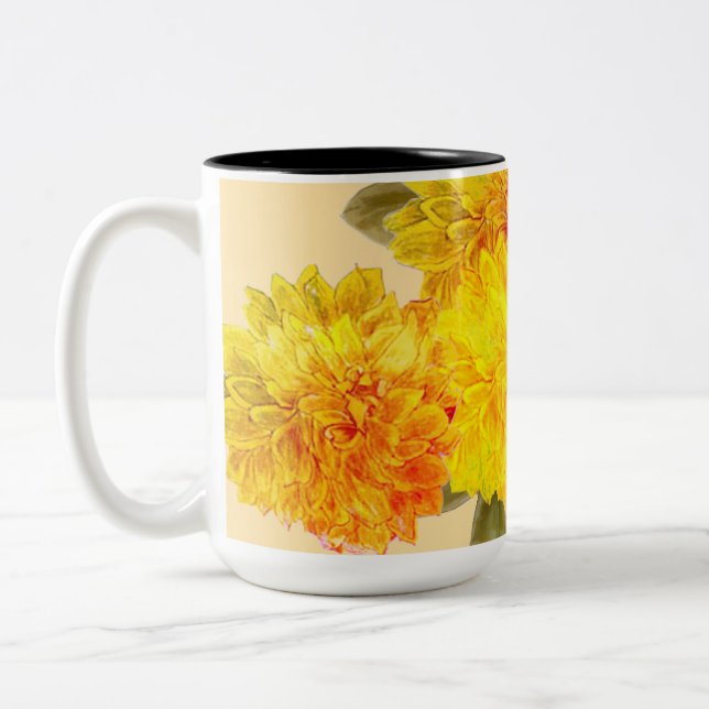 Em Dois Tons caneca de café com duas tonalidades (Esquerda)