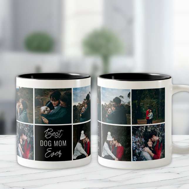 Em Dois Tons Caneca de Café com Foto Personalizada Melhor Mãe d (Criador carregado)