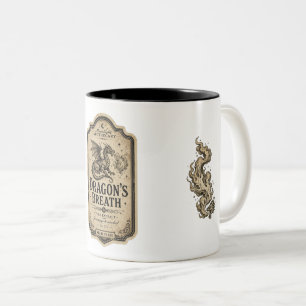 Em Dois Tons Caneca de Café com Rótulo de Poção de Apotecário d