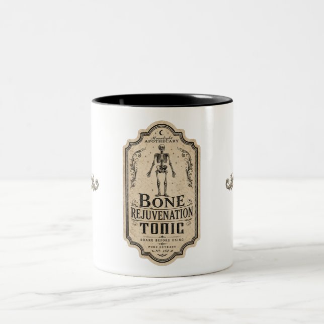 Em Dois Tons Caneca de Café com Rótulo de Poção de Apothecaria  (Centro)
