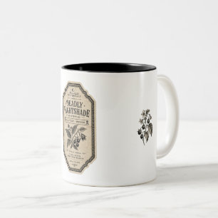 Em Dois Tons Caneca de Café com Rótulo de Poção de Apothecary d