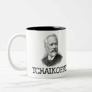 EM DOIS TONS CANECA DE CAFÉ CÓMICO DE TCHAIKOFFEE