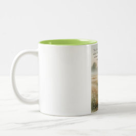 Em Dois Tons Caneca de Café Cristã Jeremias 29:11 Bíblia