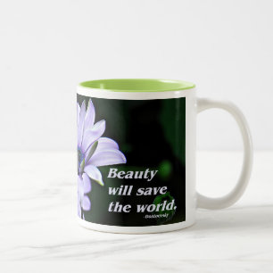 Em Dois Tons Caneca de café da beleza