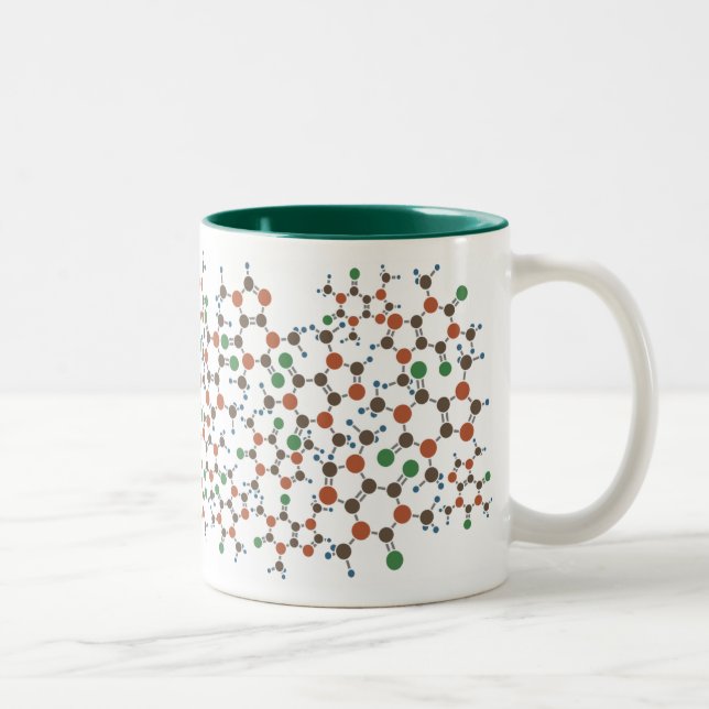 Em Dois Tons Caneca de café da cafeína (Direita)