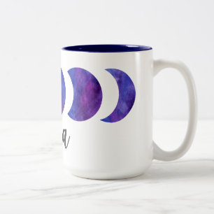 Em Dois Tons Caneca de café da fase de Luna