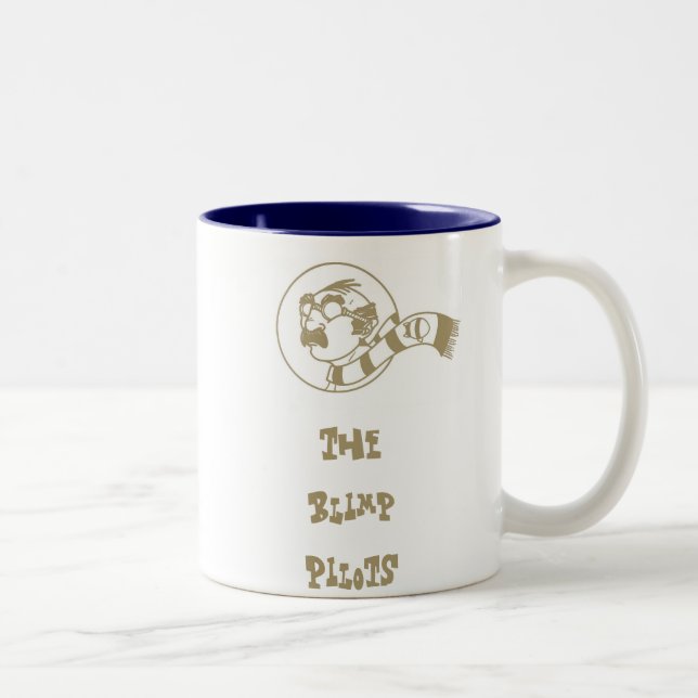 Em Dois Tons Caneca de café da lagoa de Koi (Direita)
