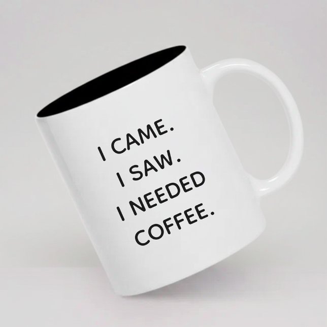 Em Dois Tons Caneca de café da manhã engraçada presente para el (Funny Quote Coffee Mug Gift for Coffee Lovers, Humor Coffee Mug Gift for Coworkers)